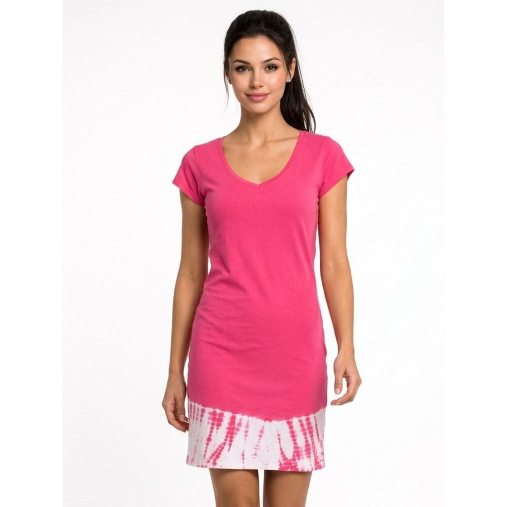 Columbia Pink Daisy Fields T-Shirt Dress Size SP